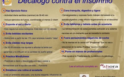 Fisioterapia y calidad del sueño: Decálogo contra el insomnio