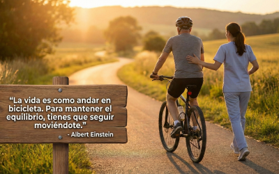La vida es como andar en bicicleta